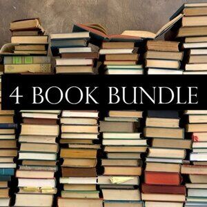 4 Book Bundle Lot Set Chapter Books Young Adult Literature Novels Mystery Books